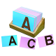 Sand Paper English Alphabets - UC